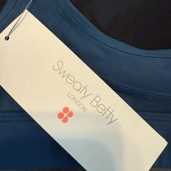 Sweaty Betty Running Sports Bra Zero Gravity Women’s Small Blue - Picture 5 of 7